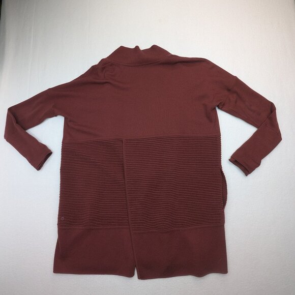 Lululemon Sit In Lotus Wrap II Style Number: W4ANWS Burgundy,Cassis Size 6 - Picture 8 of 15